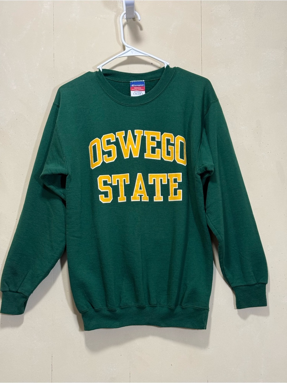 Champion Oswego State Green Collegiate Crewneck Sweatshirt Women’s Sz S